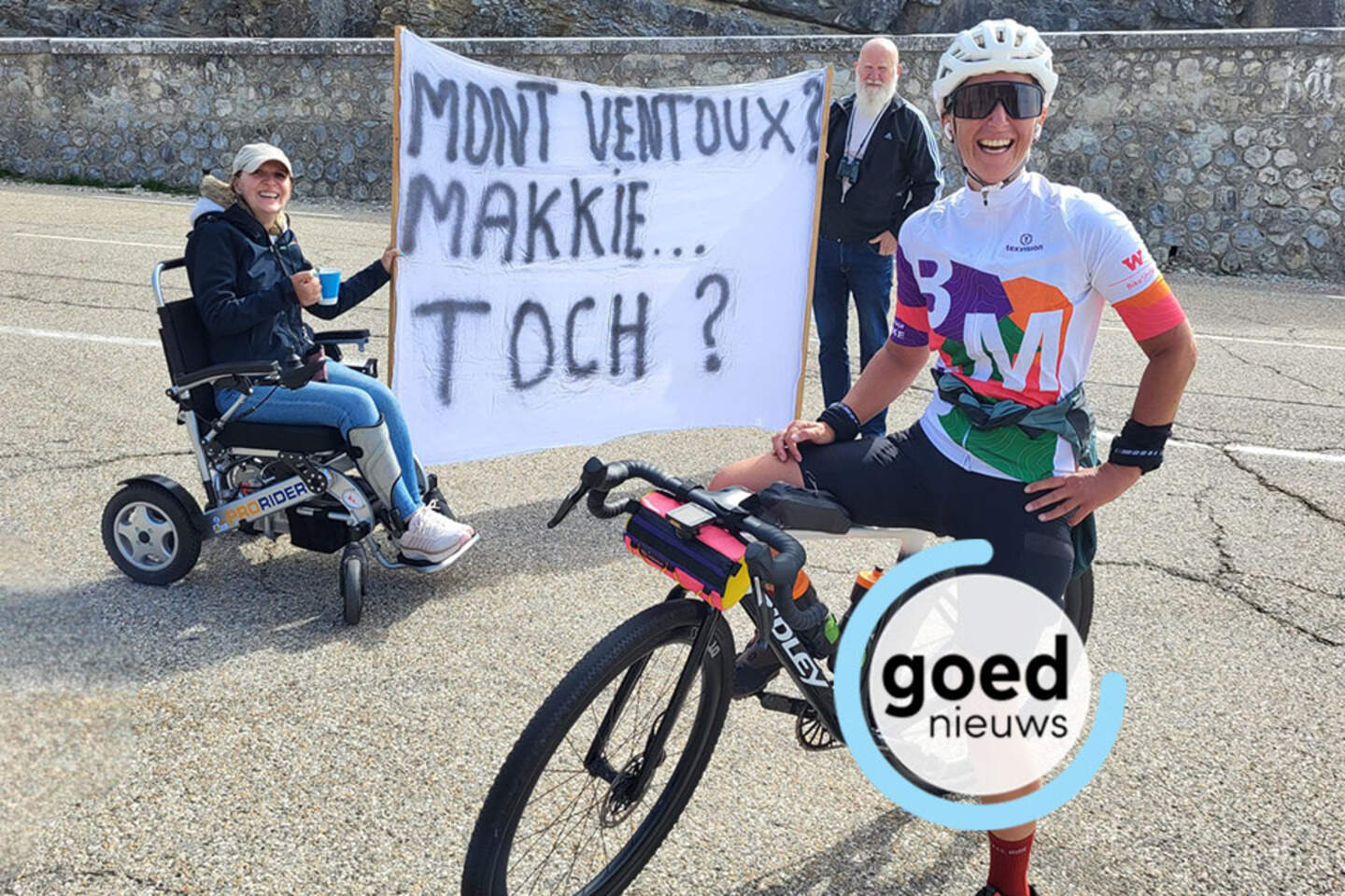 Zes Limburgers fietsen zes keer Mont Ventoux omhoog en schenken 5.420 euro aan ALS Liga